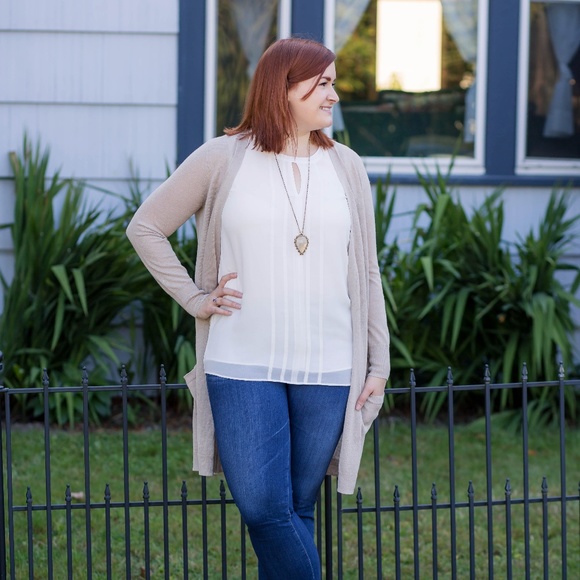 Halogen Sweaters - ⬇️ Tan Duster Sweater